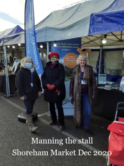 Staffing the stall 2020